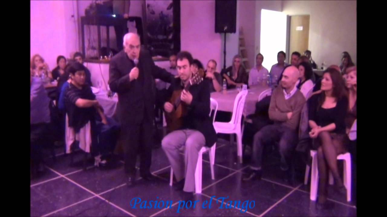 ALBERTO PODESTA y JULIAN HERMIDA interpretando el tango TODA MI VIDA en FLOREAL MILONGA