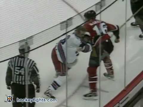 Colton Orr vs Brian McGrattan Mar 30, 2006