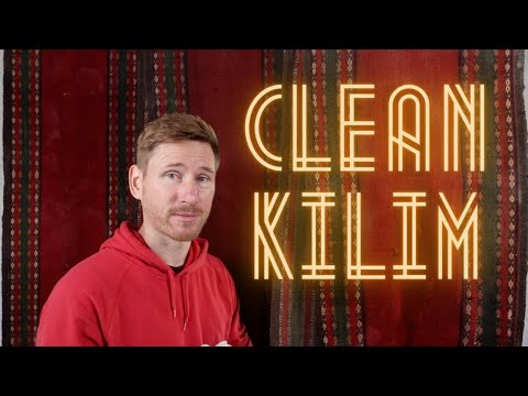 YouTube video about: How to clean kilim rugs at home?