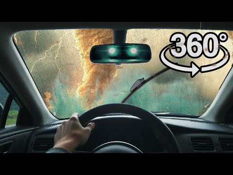 360° VR Surviving Storm: Hurricane Tornado