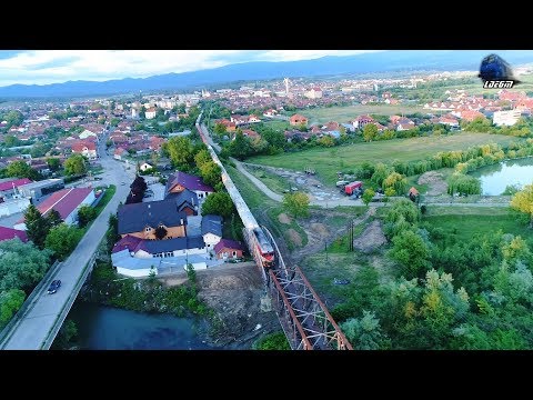 🚁[Drone] Fluieroasa 60-1151-9 Whistle Loko & Marfar CFR MARFĂ Freight Train in Beiuș - 28 May 2020