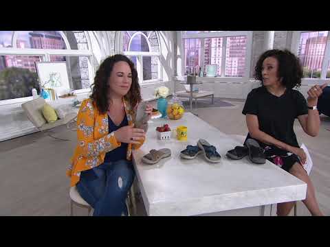 Earth Origins Suede Slide Sandals- Higgins Henley on QVC