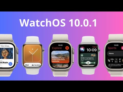 WatchOS 10.0.1 melhor atualização | Veja como ficou Apple Watch Ultra