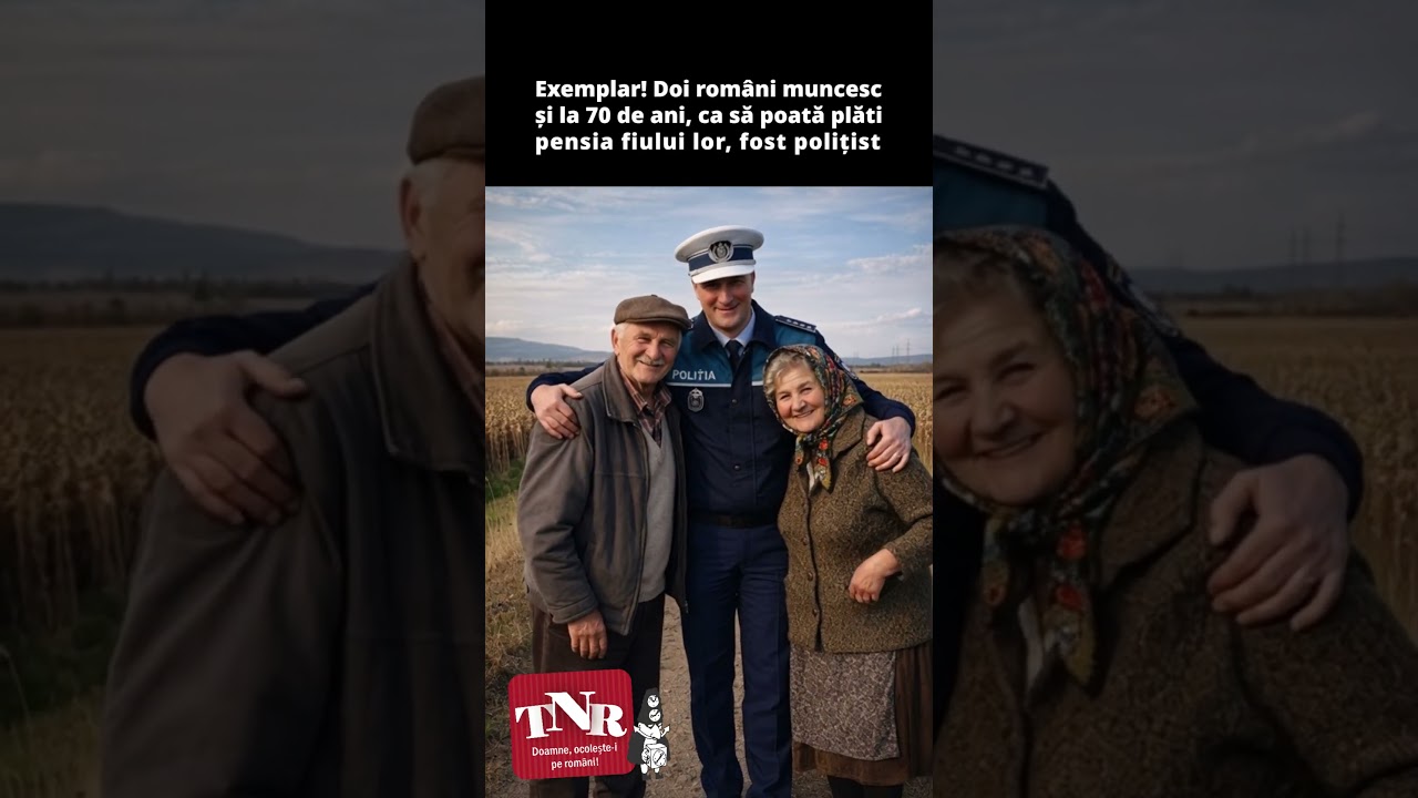 Exemplar! Doi români muncesc și la 70 de ani, ca să poată plăti pensia fiului lor, fost polițist