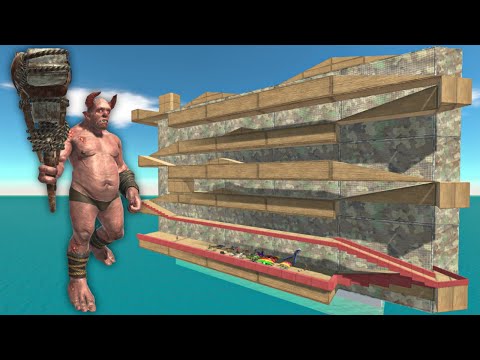 ONLY 1 SURVIVOR - ALL GROUND UNITS ESCAPE FROM OGRE LORD!! - Animal Revolt Battle Simulator