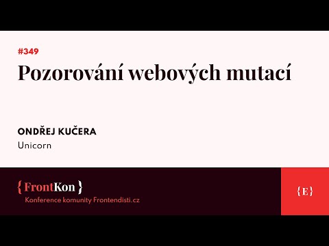 Pozorování webových mutací