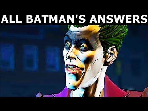 You Shouldn't Have Stopped Me! - All Bruce's Answers - BATMAN Season 2 The Enemy Within Episode 5