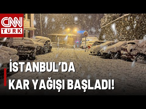 BREAKING NEWS🚨Snowfall has begun in Istanbul. Where will it reach 1 meter?