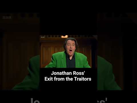 Jonathan Ross is Banished! #jonathanross #alancarr #joemarler #traitors #celebritytraitors #uk