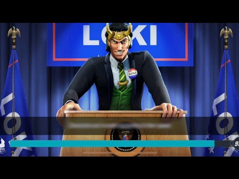Tier 2 President Loki One Shot's All World Bosses - Marvel Future Fight
