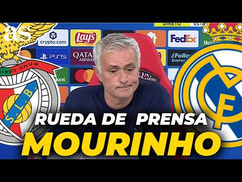 MOURINHO, RUEDA DE PRENSA completa tras el BENFICA 0 - REAL MADRID 1: RACISMO, VINICIUS, ARBELOA...