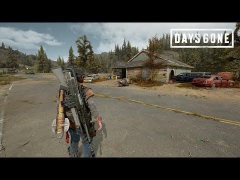 Days Gone PC 4K Ultra HD Max Graphics Settings Free Roam & Combat Gameplay Showcase