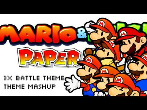 Battle Trio Theme (Mixed Up Scramble!) - M&L Paper Jam | Mashup