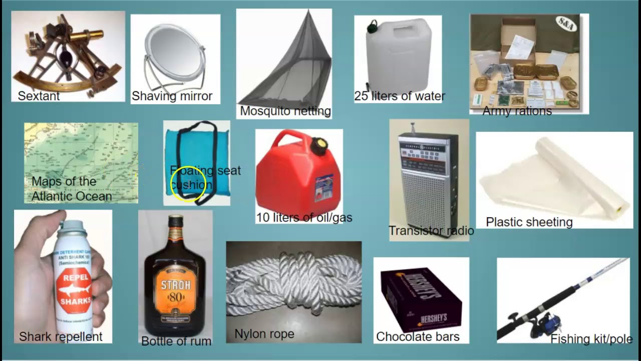 Lost at Sea Alternate Assignment Instructions