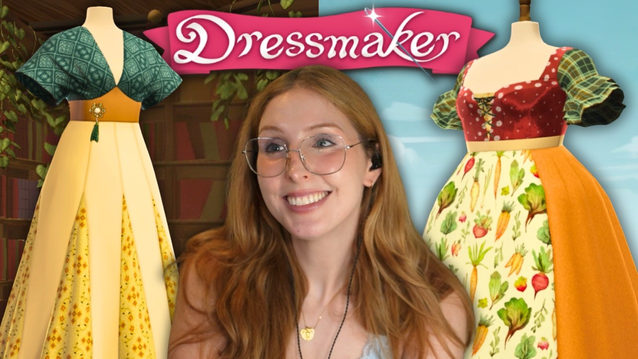 La tela MAS BONITA y vestidos para la feria! | Dressmaker | Parte 4