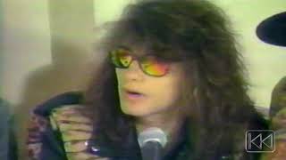Nikki Sixx and Jon Bon Jovi- Moscow Music Peace Festival 1989