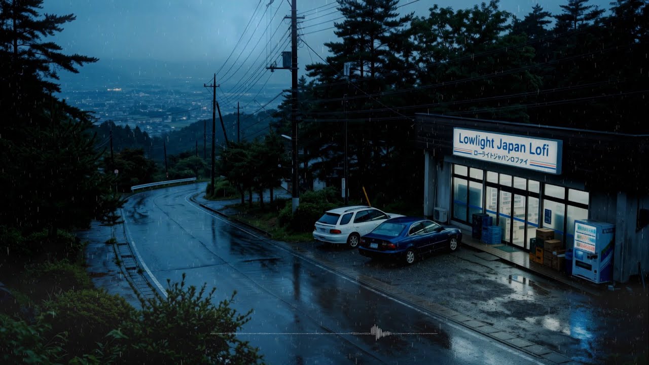 Tokyo Rainy Nights at 4AM🌃 Cozy Lofi Hip Hop for Studying and Sleeping