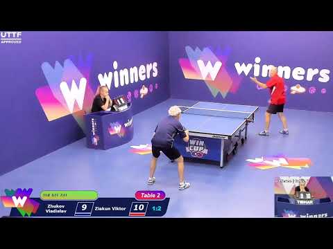 WINners CUP table 2  12.09 Zhukov Vladislav -  Ziakun Viktor 16:30