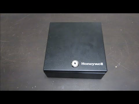 How to Open a Honeywell Cash Box with a Paperclip - Cash Box / Drawer Safe / Key Box