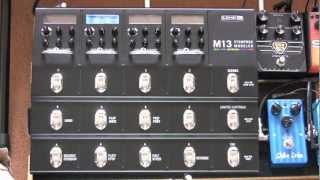 Video thumbnail for Line 6 M13 Stompbox Modeler - All Effects Demonstrated by Simon Smith