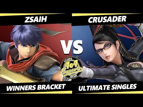 4o4 Smash Night 28 - ZSaih (Ike) Vs. Crusader (Bayonetta) SSBU Ultimate Tournament