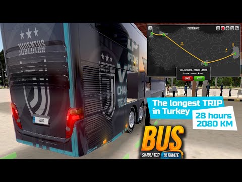 The Longest Trip in Turkey - Juventus Skin VIP Bus (VAN - Gaziantep - Istanbul - Edirne)👌.