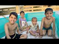 Finally Pool Fula Diya Itni Garmi Me Maza Aaya Yaatri