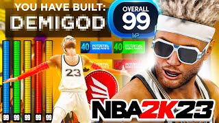 The #1 BEST POINT GUARD BUILD on NBA 2K23 - BEST ISO BUILD ON 2K23