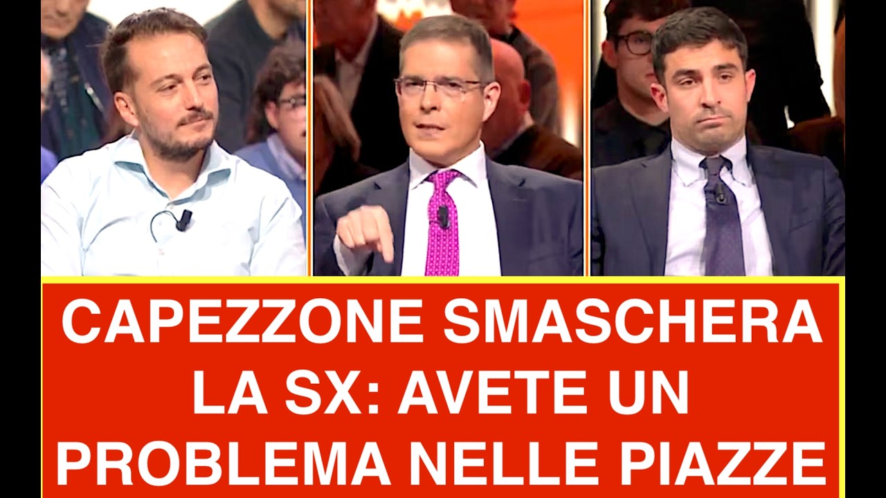 CAPEZZONE SMASCHERA LA SX: AVETE UN PROBLEMA NELLE PIAZZE