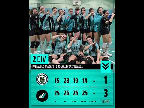 2Div - Pallavolo Tradate vs. Duo Volley Castellanza