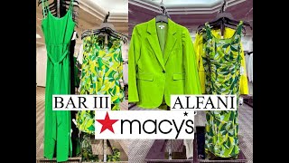 ❤️Macys - Bar III and ALFANI - 2023 Spring & Summer Fashion Trends for Blouses, Blazers, Dress Pants