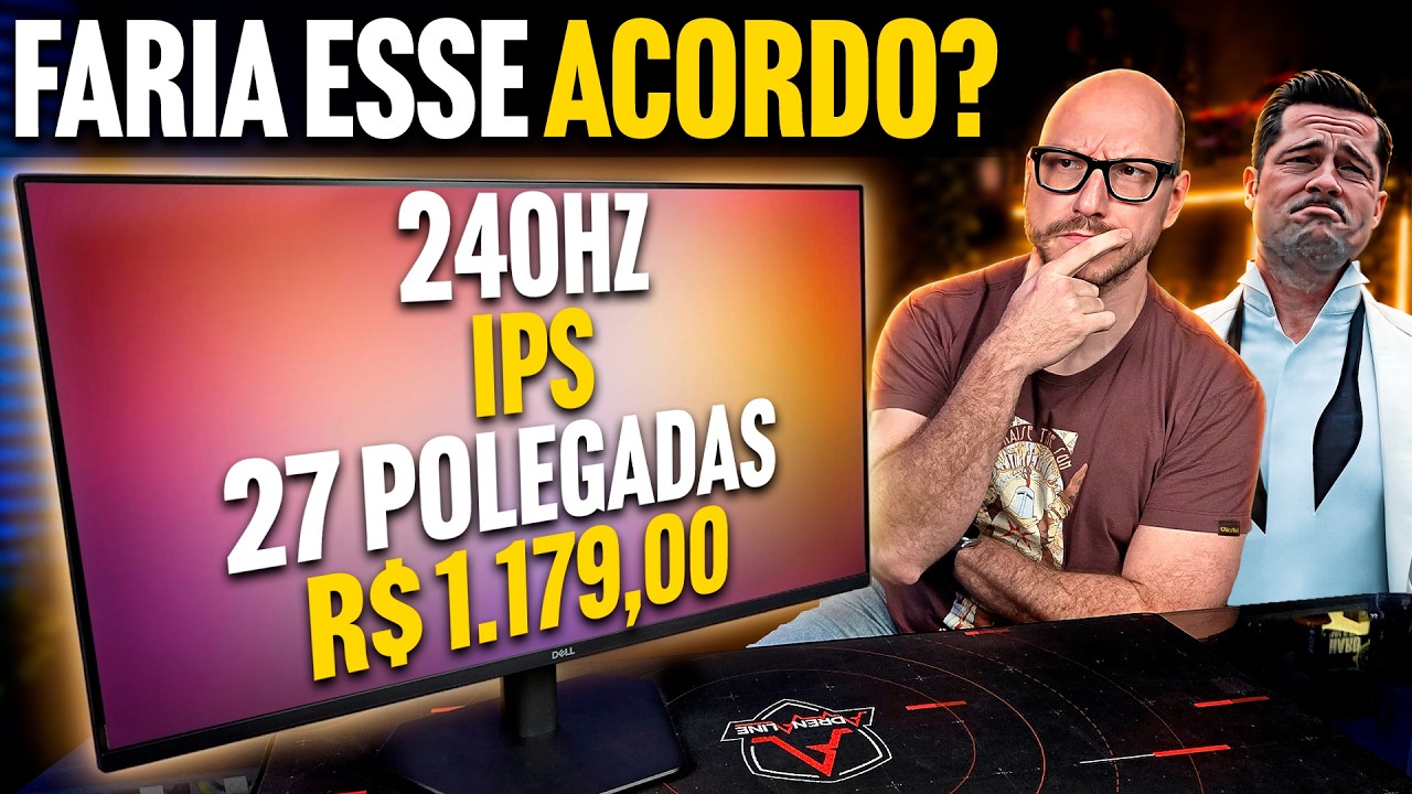 Miniatura da avaliação em vídeo de Monitor Dell SE2726HG 27" FHD 240Hz IPS