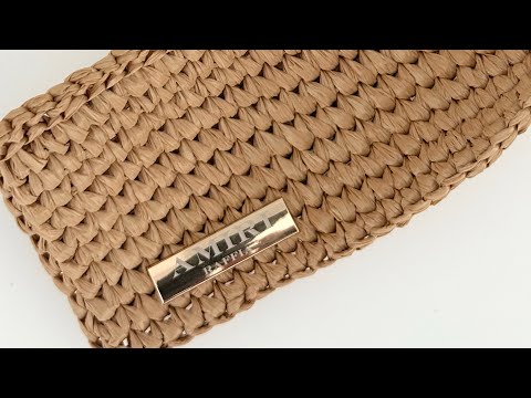 The Perfect Basic Crochet Stitch for Raffia Bags (Even & Beautiful!)