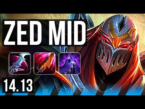 ZED vs AKALI (MID) | 9/2/10, 800+ games, Dominating | VN Master | 14.13