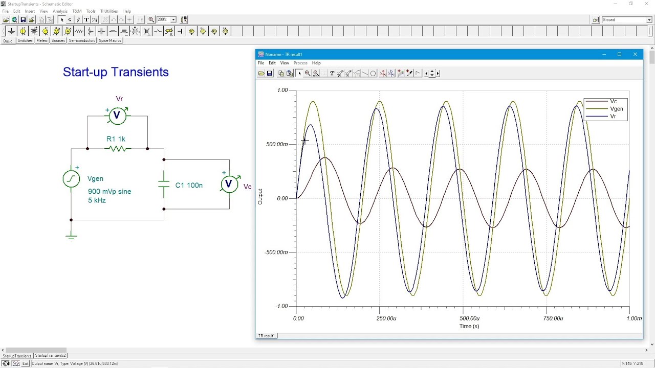 Simulation Start-up Transients