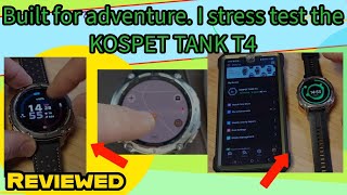KOSPET TANK T4 unboxing and review. All the features of high end rugged smart watches?