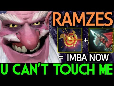 RAMZES Dota 2 [Sniper] U Can't Touch Me! (Knockback + Hurricane Pike)