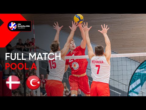 Full Match | Denmark vs. Türkiye - CEV EuroVolley 2026 | Qualification Phase M | Pool A