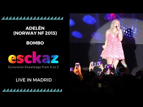 ESCKAZ in Madrid: Adelén (Norway NF 2013) - Bombo (at Welcome PrePartyES 2019)