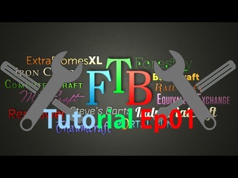 FTB Tutorial Ep01 Different Types of Pipes