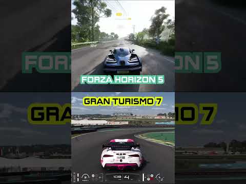 🚗 Forza Horizon 5 vs. Gran Turismo 7 🏁 #shorts #youtubegaming