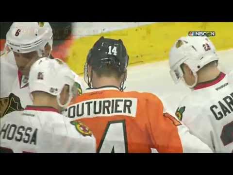 Blackhawks vs. Flyers Highlights HD (14.10.2015)
