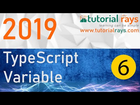 6 TypeScript Variable 2019 Tutorial Rays | By Umar Rahman