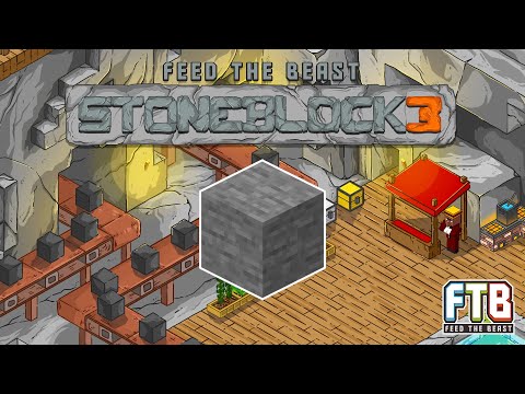CyanSaber's EPIC Return to Stoneblock 3 on Minecraft Bedrock
