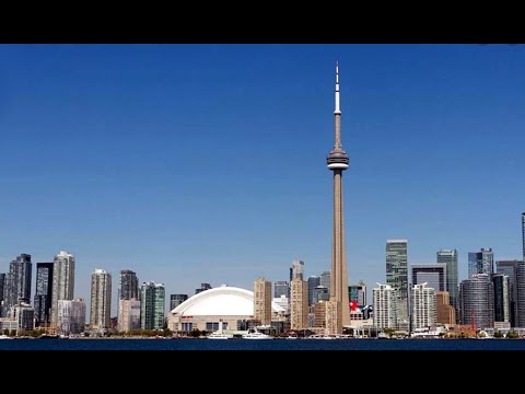 TORONTO CANADA / Climbing CN Tower / Canada's National Tower /  Subindo na CN Tower (1996)