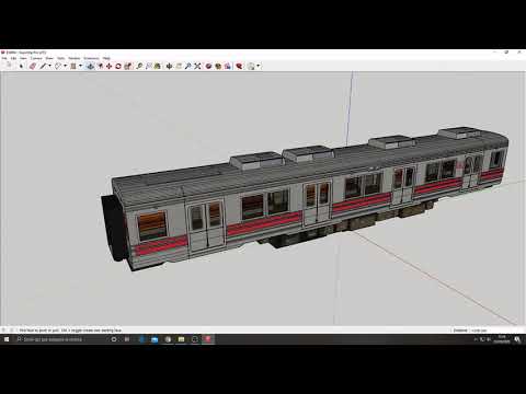 Making a Tokyu 8090/8590 Series for Trainz - Part 9 (intermediate cars 2)