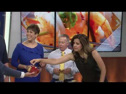 Sunrise anchors sample Jordan's blackened fried shrimp