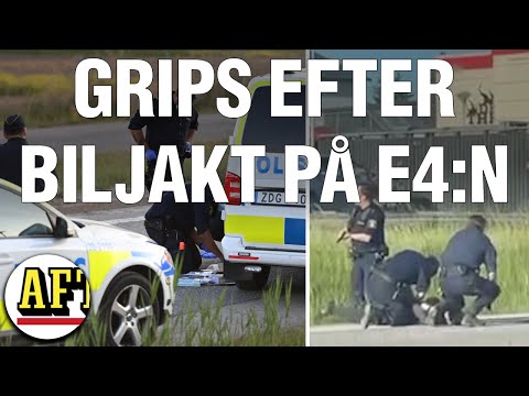 Här grips misstänkta männen efter skjutningen i Farsta