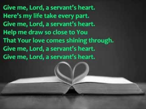 Servant's Heart {with lyrics} - //Ron Hamilton\ - YouTube