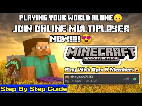 [Hindi]Getting Bored😟,Play Minecraft PE Online Multiplayer With Your Far Away Friends|💯% Working|stg